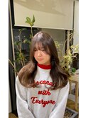 オリーブブラウン韓国くびれ巻きヨシンモリ