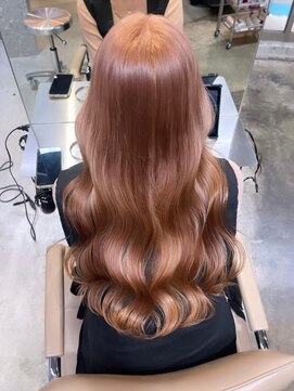 リムレスバイサンク 万代 新潟駅(LIMLESS by cinq) ラベンダーベージュミルクティーベージュカラーブリーチ力ラー