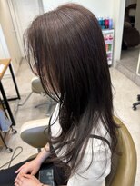 アローム(alom) くびれヘア/アプリコットオレンジ/ハイライトカラー/茅ヶ崎