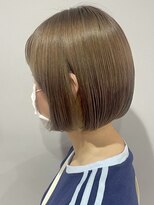 イワッシュ 大和駅店(IwAsh)&nbsp;レイヤーカット/ミルクティーグレージュ/ダブルカラー/ショート