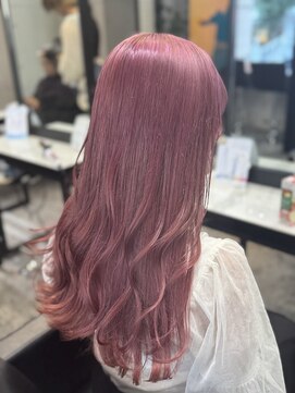 パヌポン(PANUPON) ダブルカラーケアブリーチバレイヤージュベージュハイライト