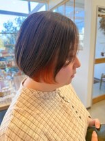 グラヘアーストーリー(gra HAIR STORY)&nbsp;インナーカラー×autumnオレンジ