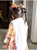 七五三☆3歳着付け×ヘアセット