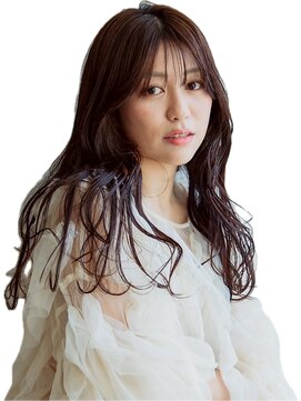 ロング/ウェーブパーマ/フェザーバング