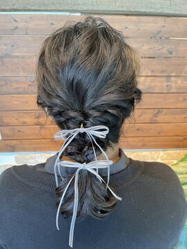 ヘアセット【編み下ろし】