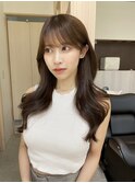 艶髪ヘア【ショート小顔薄めバンググレージュレイヤー】