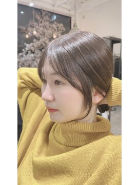 レイズ(Raise) 大人可愛いくびれ韓国レイヤーカット 2waybang顔周りシースルー