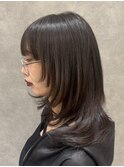 韓国風/くびれレイヤー/ミディ