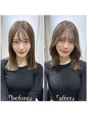 ２０代３０代４０代◎髪質改善韓国似合わせ小顔カット 