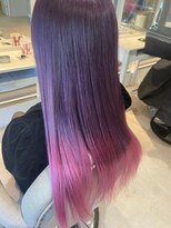 ラファンジュ ヘアー(Rohange hair)&nbsp;グラデーションカラー/バイオレット/ピンク