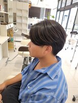 ディックス 蘇我店(dix)&nbsp;メンズセンターパート×ナチュラルハイライト