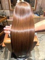 クラン バイ ナチュラル(clan by Natural) 髪質改善で叶える艶ブラウンの美髪ロング/ブリーチなしカラー