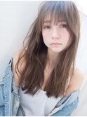顔まわりの似合わせ！ゆるパーマ  担当 森　アッシュブラウン