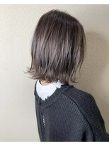 リーフェ バイアルティナ(Rife by artina)&nbsp;ラベンダーアッシュ×外ハネボブ【Rife海老名】