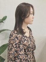 アリウス(ALIUS by posh) 【ALIUS 池袋 小川】ロング×シアー髪ラベンダーグレージュ