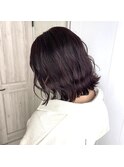 ミントアッシュのAラインボブ
