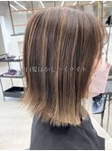 30代40代50代白髪ぼかしハイライト/韓国ヘア/くびれヘア