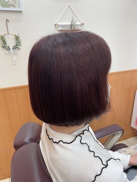 バディー ヘアー(Buddy Hair) ♪ボブ&カシスカラー♪