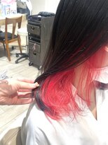 アルクバイネオリーブ 荻窪店(arc by neolive)&nbsp;インナーカラーチェリーレッド♪