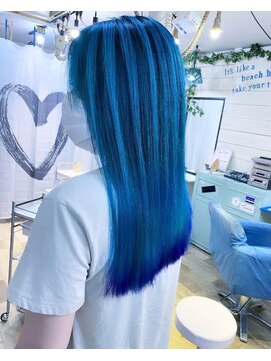 トーク 伊丹本店(TAL'KE) TAL'KE/ターコイズ×裾パープル_975