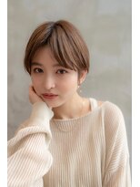 ドットハリス(.Hallis)&nbsp;大人かわいい/小顔ヘア/透明感ベージュ/20代30代40代