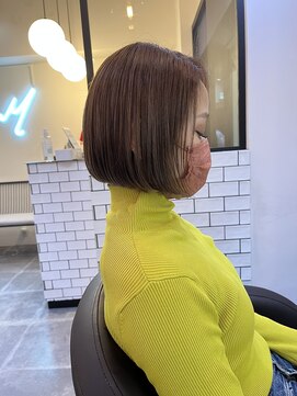 サロンドミルク 溝の口店(salon de MiLK) 20代30代40代/ボブ/ミニボブ/ベージュカラー［溝の口］