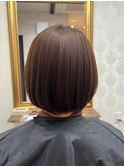 大人可愛い小顔美髪ツヤ髪シンプルストレート髪質改善A5