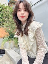 【ARTE表参道/青山】モテ髪ミディアム×ブリーチなし透明感