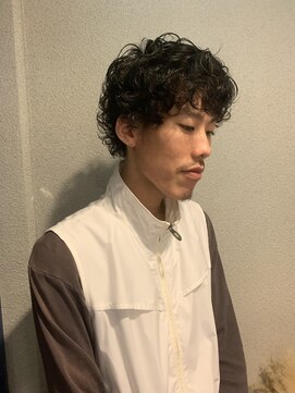 ヌース(NOOS) メンズ刈らないショートパーマ