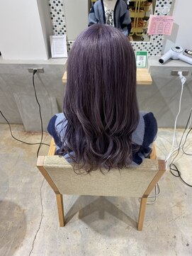 コレット 宇都宮(collet Gigi) 前髪/ピンクベージュ/インナーグレージュ/ラベンダー