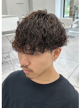 エース 栄矢場町店(Ace) 波巻きスパイラルパーマメンズマッシュツイストスパイラルパーマ