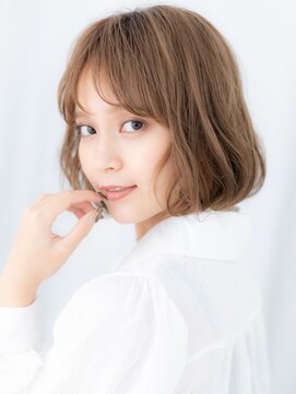 ドクターズ サロン ラブ(Dr's Salon LAB) 外国人風カラーくせ毛風エアリーミディb古河20代30代40代