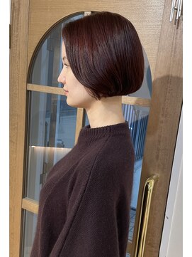 クレビアテン(CreBiA ten_) ピンクブラウン×ミニボブ