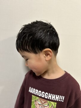 ソイクフ 四条大宮店(SOY-KUFU) 【soy-kufu】MEN'S HAIRアッシュブラックマッシュパーマ