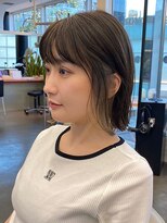 ディフィーノ 青山(DIFINO)&nbsp;【DIFINO 青山】インナーカラー/オリーブベージュ