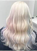 9487ニュアンスカラーホワイトアッシュユニコーンカラー
