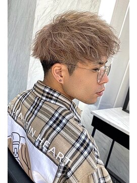 ランズ(LANDS) メンズカット　刈り上げマッシュ【韓国ヘア 大阪 梅田】