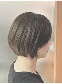 ナチュラルボブ　前髪あり　３０代４０代５０代６０代