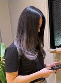 グラデーションカラー シルバーグレージュ