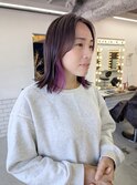 Emma ecole インナーカラー/イヤリングカラー/パープルカラー