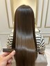 【酸性髪質改善ストレート】カット＋最上級の酸性髪質改善ストレート