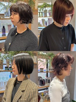 ビーミーヘア(be me HAIR)の写真/【大人女性から支持】骨格補正しながらボリュームがあるように見せるカット。人気メニューをお試し下さい＊