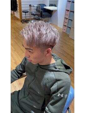 アヴァンス 天王寺店(AVANCE.) 【爽やかショート】×【シルバーカラー】