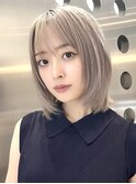 髪質改善/ハイライト/ブリーチ/ベージュ/レイヤーカット/韓国