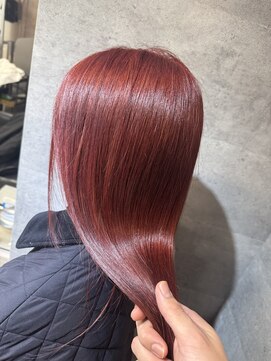 キャラ シャローネ 池袋(Chara Chalone) ルビーレッド×髪質改善トリートメント/池袋/酸熱【たいし】