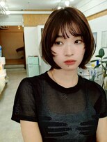 ポーチバイハニー オモテサンドウ(PORCH by HONEY omotesando)&nbsp;ハッシュボブ/レイヤーカット/ココアブラウン/韓国レイヤー1