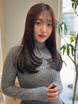 マセナ(Masena)&nbsp;似合わせカット×透明感カラーの艶髪セミロング