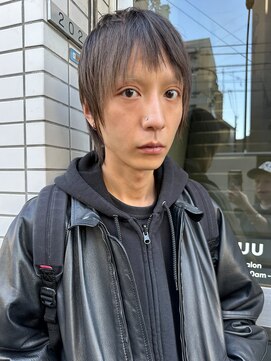 ヌウ(nuu) 〈生平〉メンズ/レイヤー/ウルフ/透明感カラー