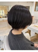 大人女性に似合う丸みショート
