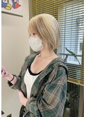 ローライトデザイン　切りっぱなしボブ
